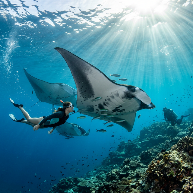 Manta Snorkeling & Nusa Lembongan Tour