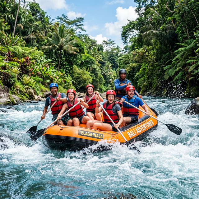 Telagawaja Rafting, Spa & Jimbaran Seafood